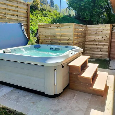 Rez De Jardin Appartamento Saint-Martin-dʼUriage